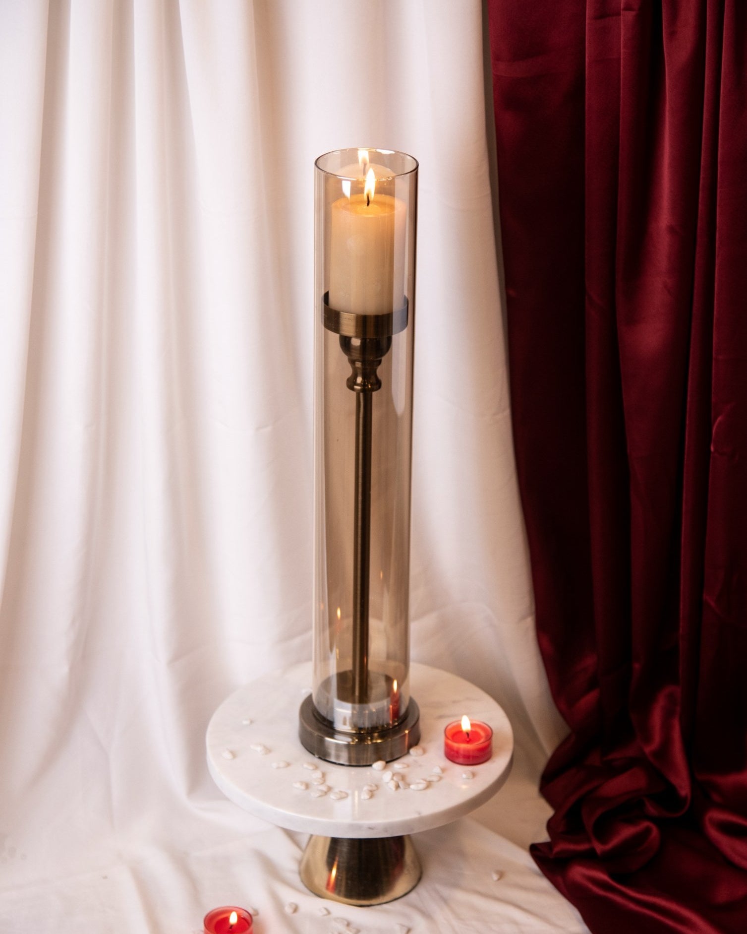 Elements of Piharwa Glass Candle stand