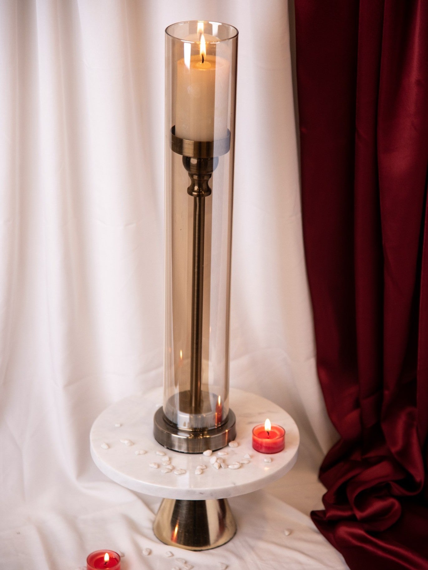 Elements of Piharwa Glass Candle stand