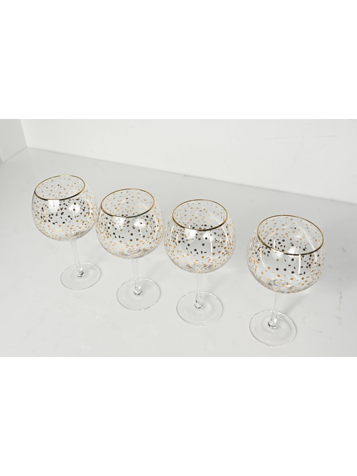 Elements of Piharwa Printed Gin goblet ( set of 4)