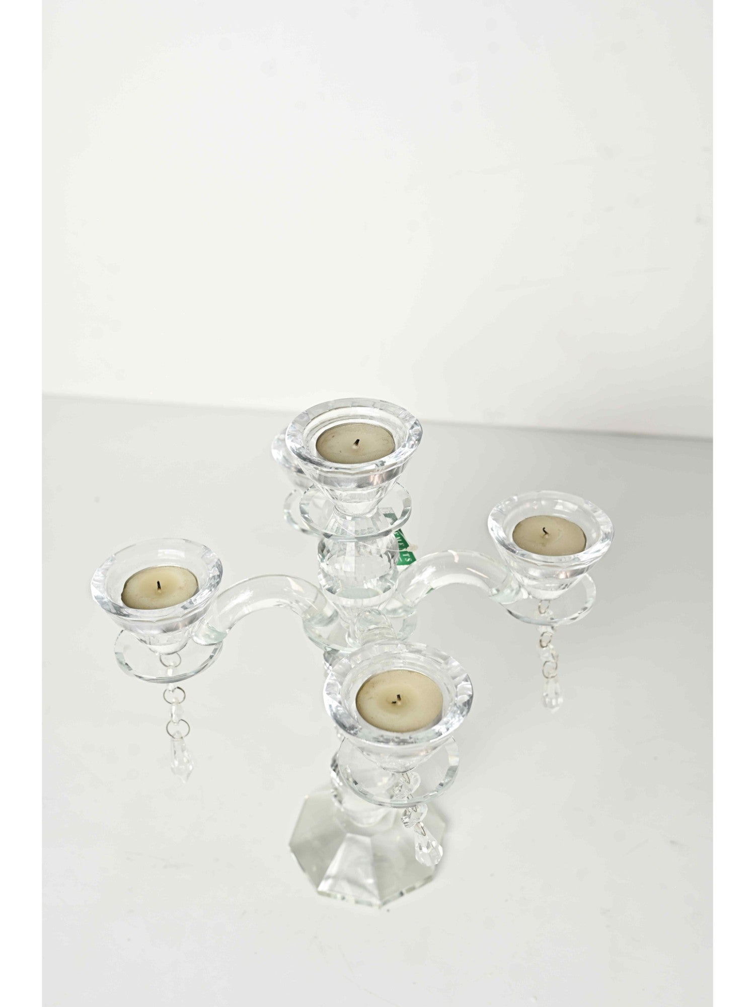 Elements of Piharwa 4-Arm Crystal Candelabra