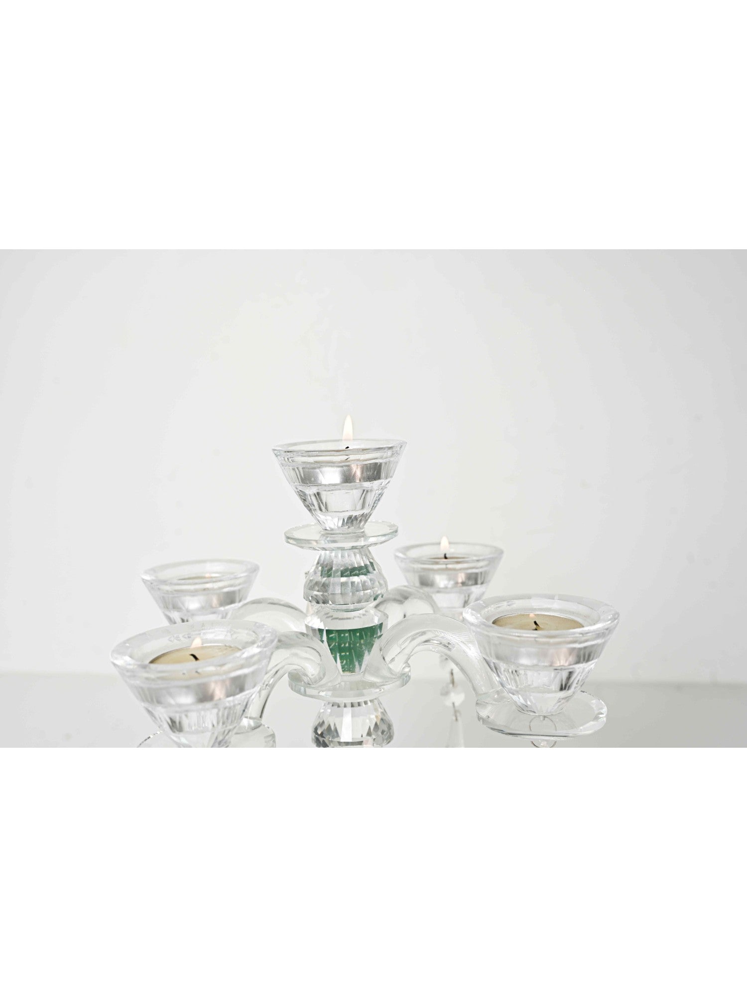 Elements of Piharwa 4-Arm Crystal Candelabra