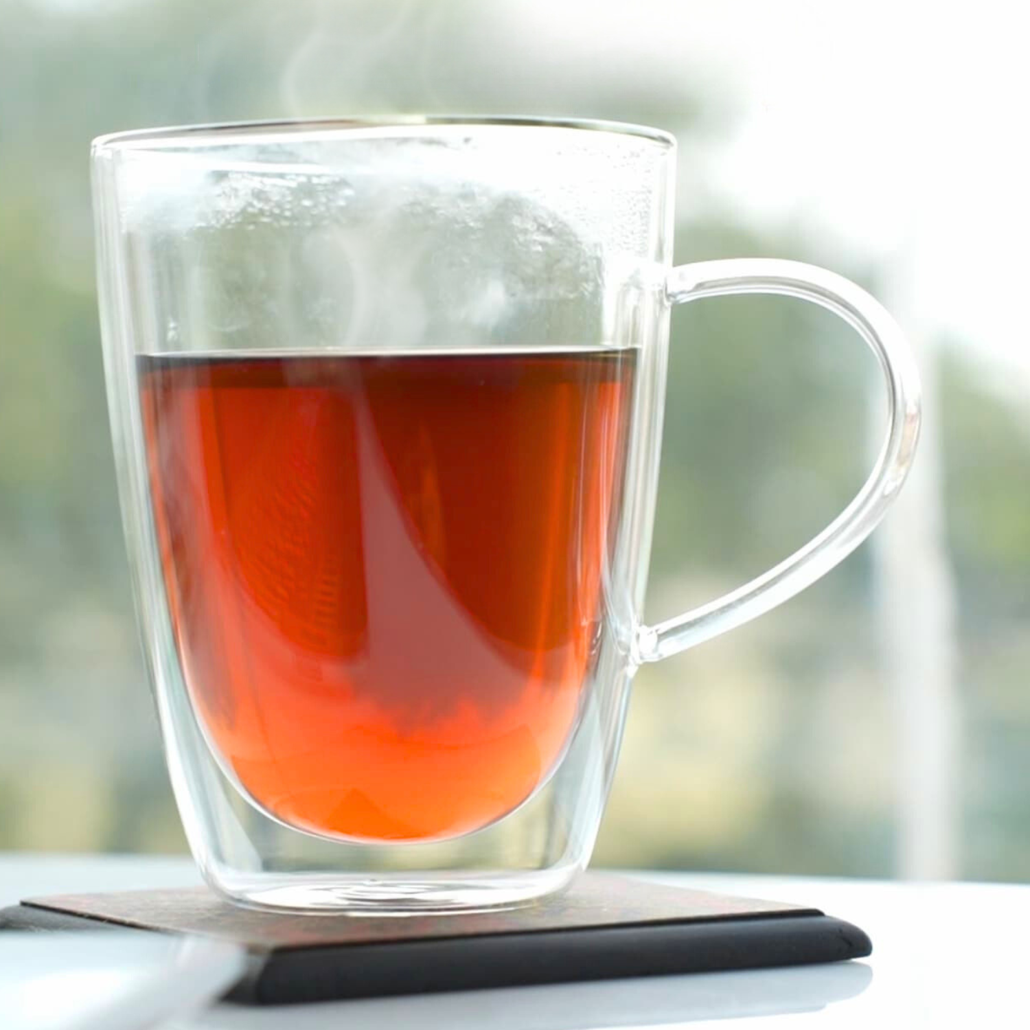 Elements of Piharwa Double Wall Glass Cup - Set of 2