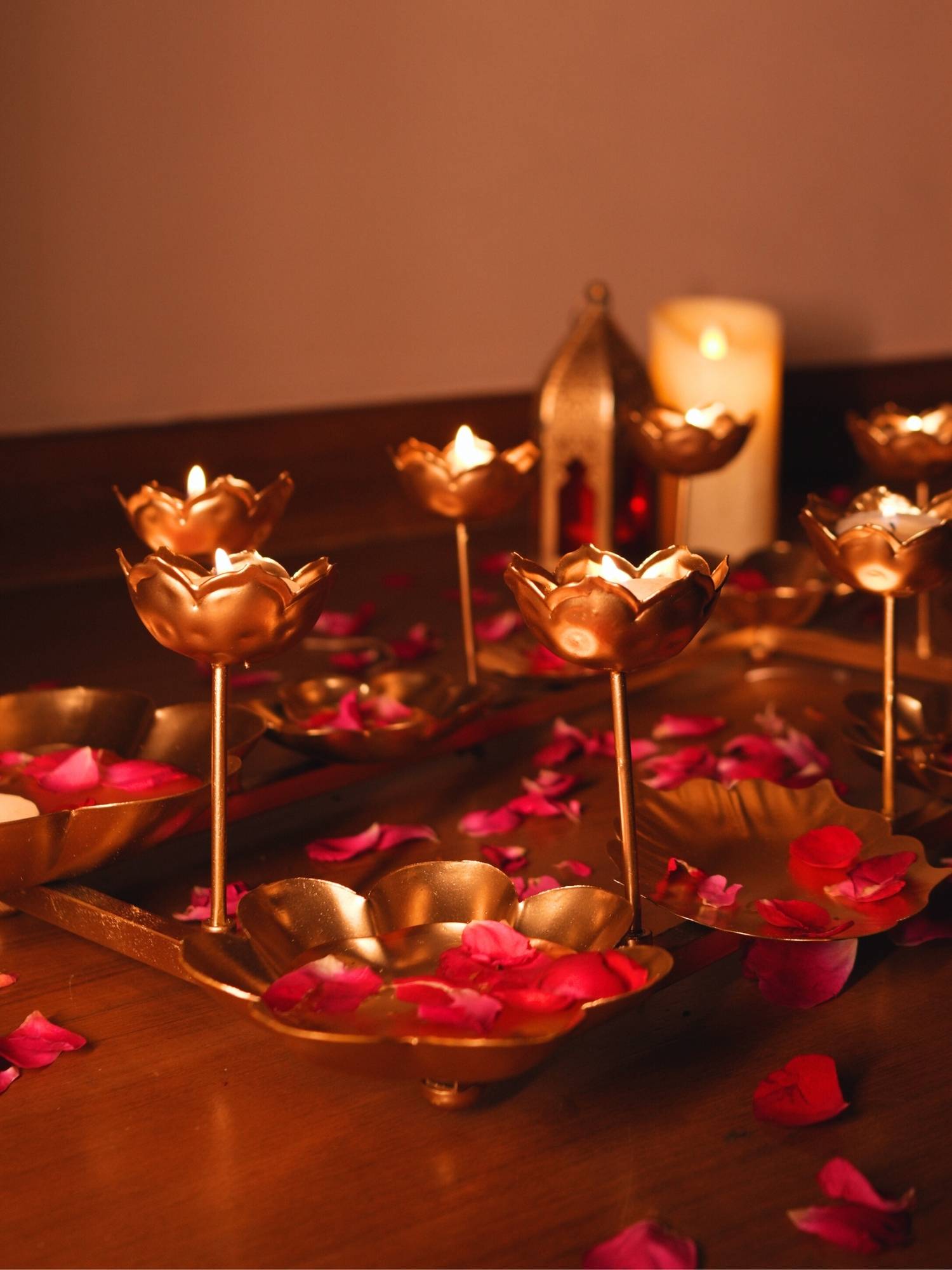Metal Urli used for decor while festivals and a perfect keep for candle and tealight.
