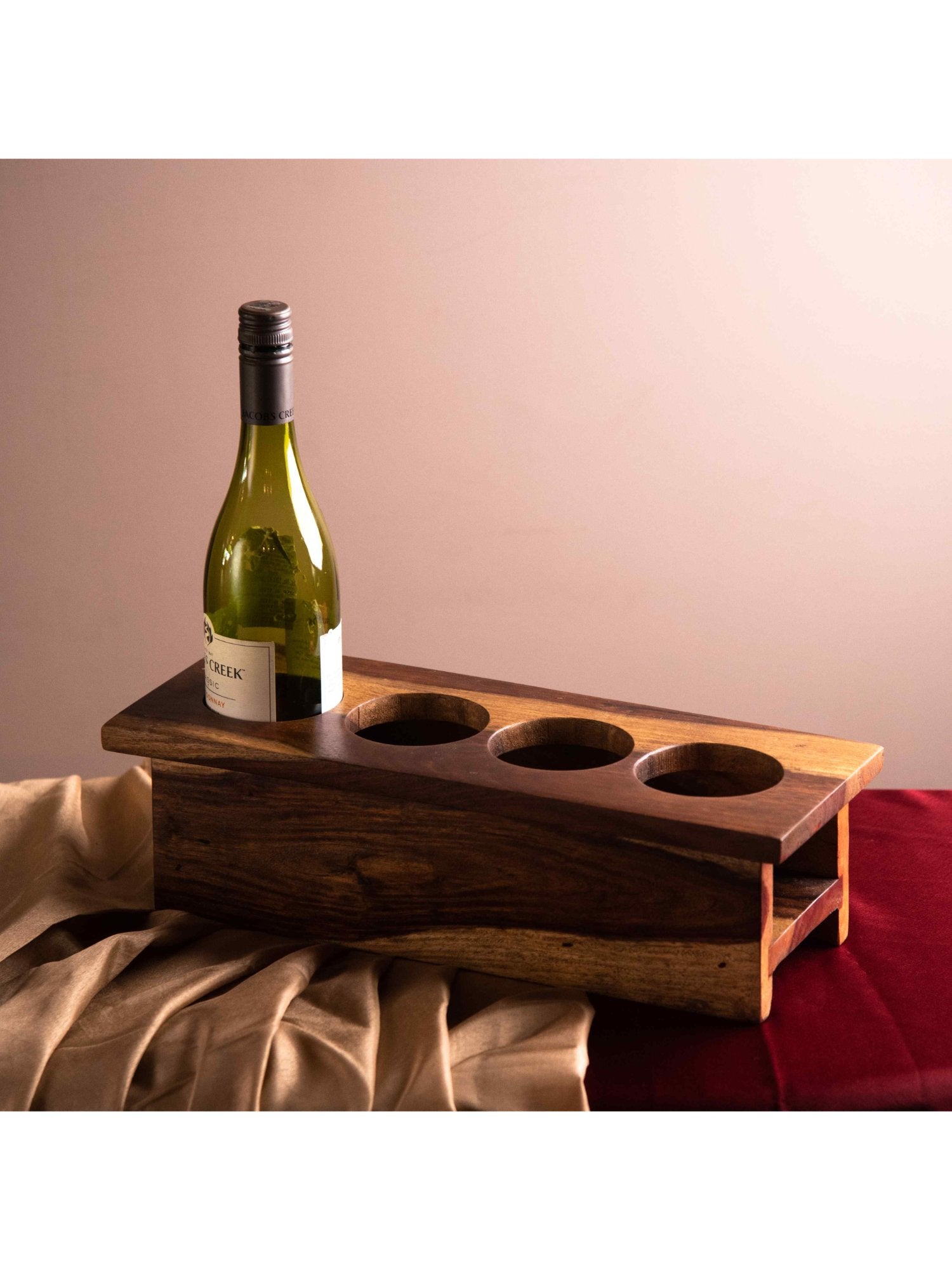 Elements of Piharwa Wooden bottle holder