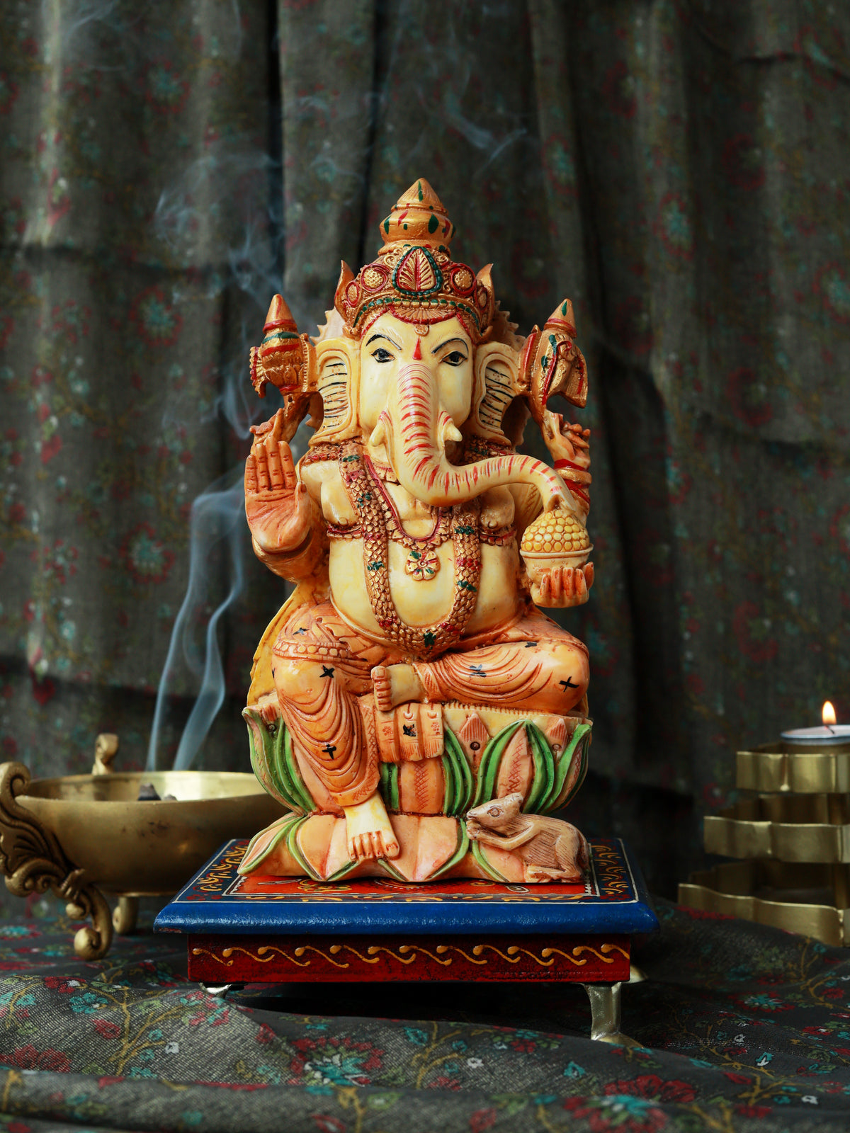 Piharwa Shree Ganesh Clay Idol