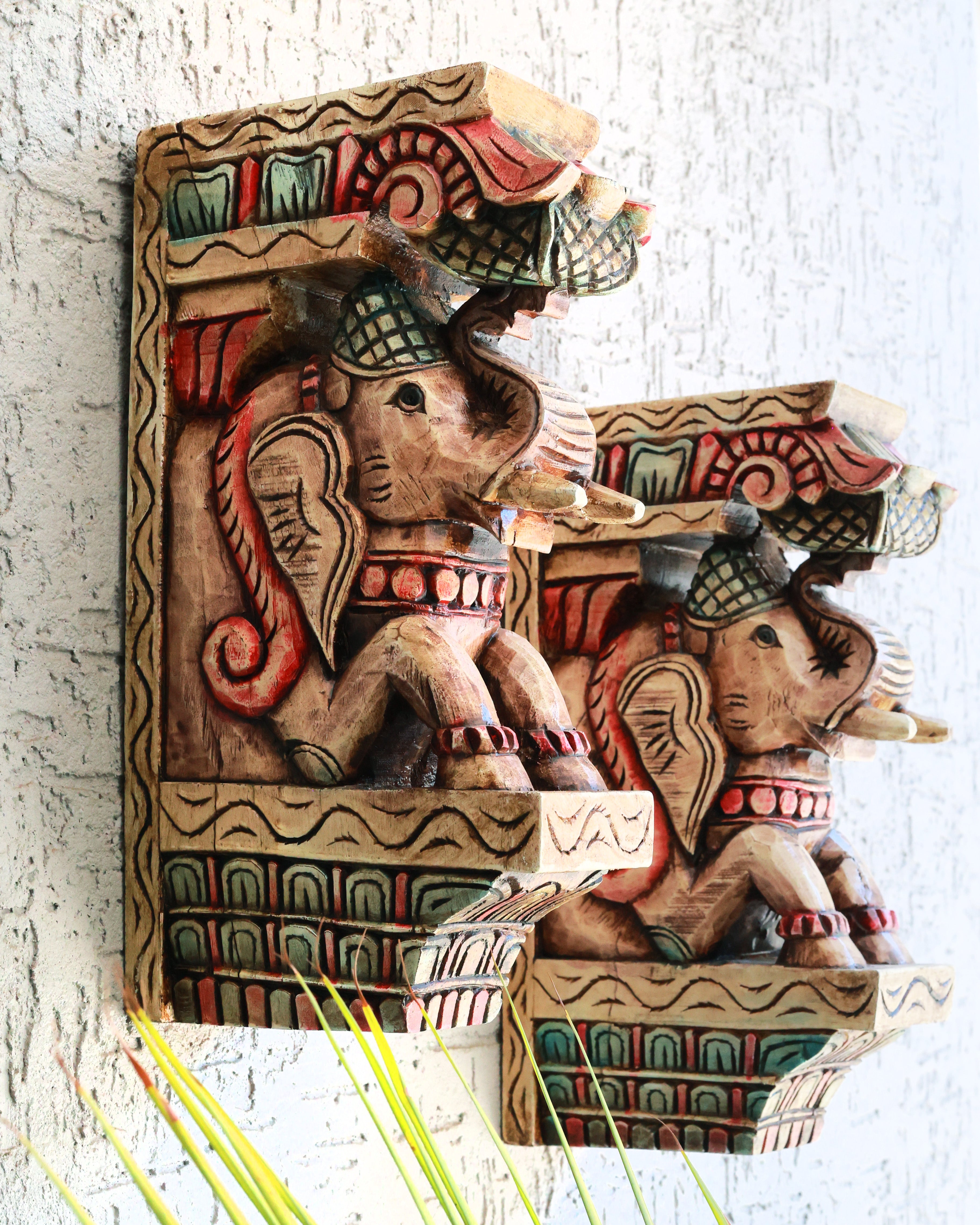 Piharwa Majestic Haveli Elephant Wall Bracket
