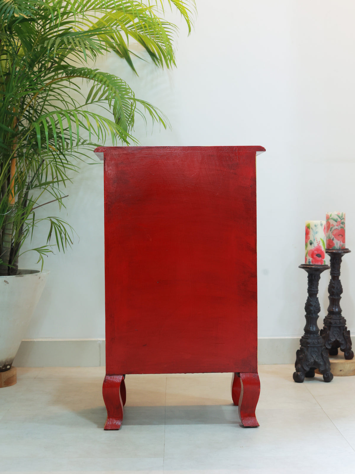 Piharwa Chitrakala Hand-Painted Chest of Drawers