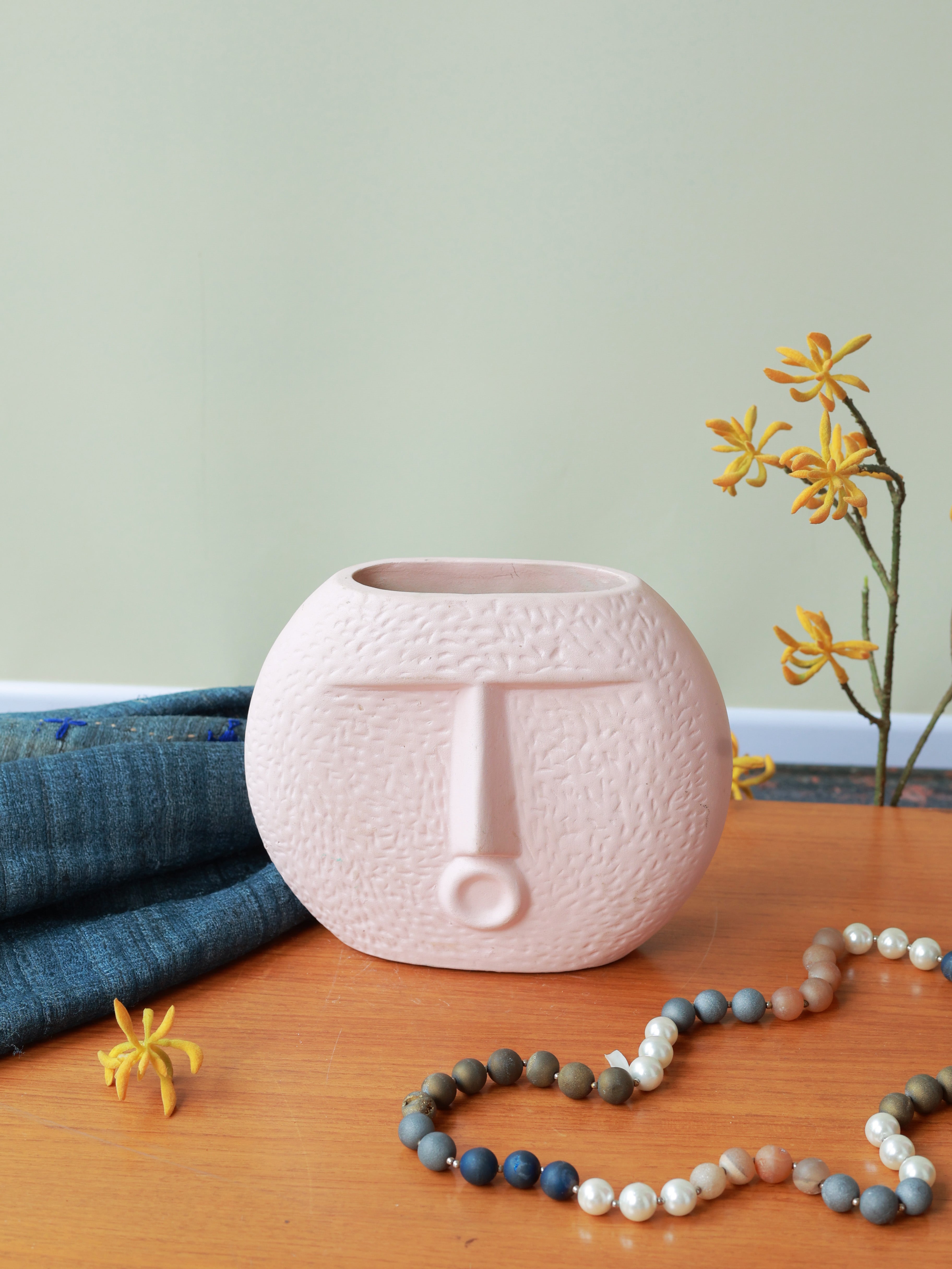 Piharwa Nirvana Face Pot - Pink