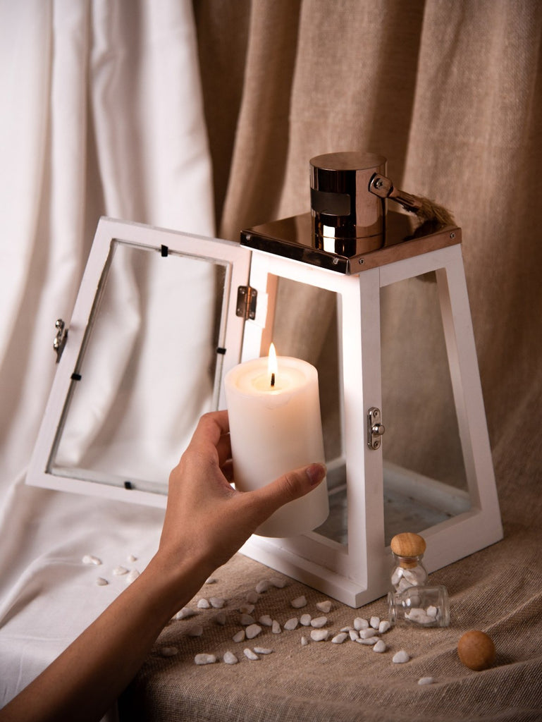 Elements of Piharwa Table Lamp and candle holder