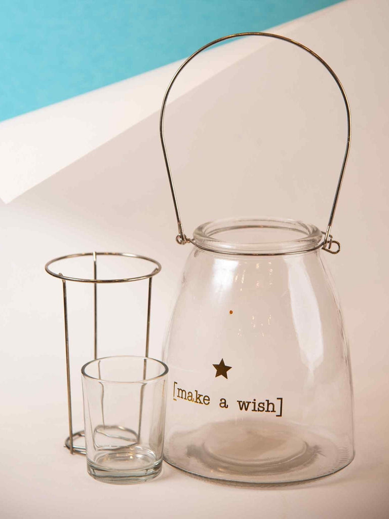 Elements of Piharwa Hanging Glass jar Tea Light Holder