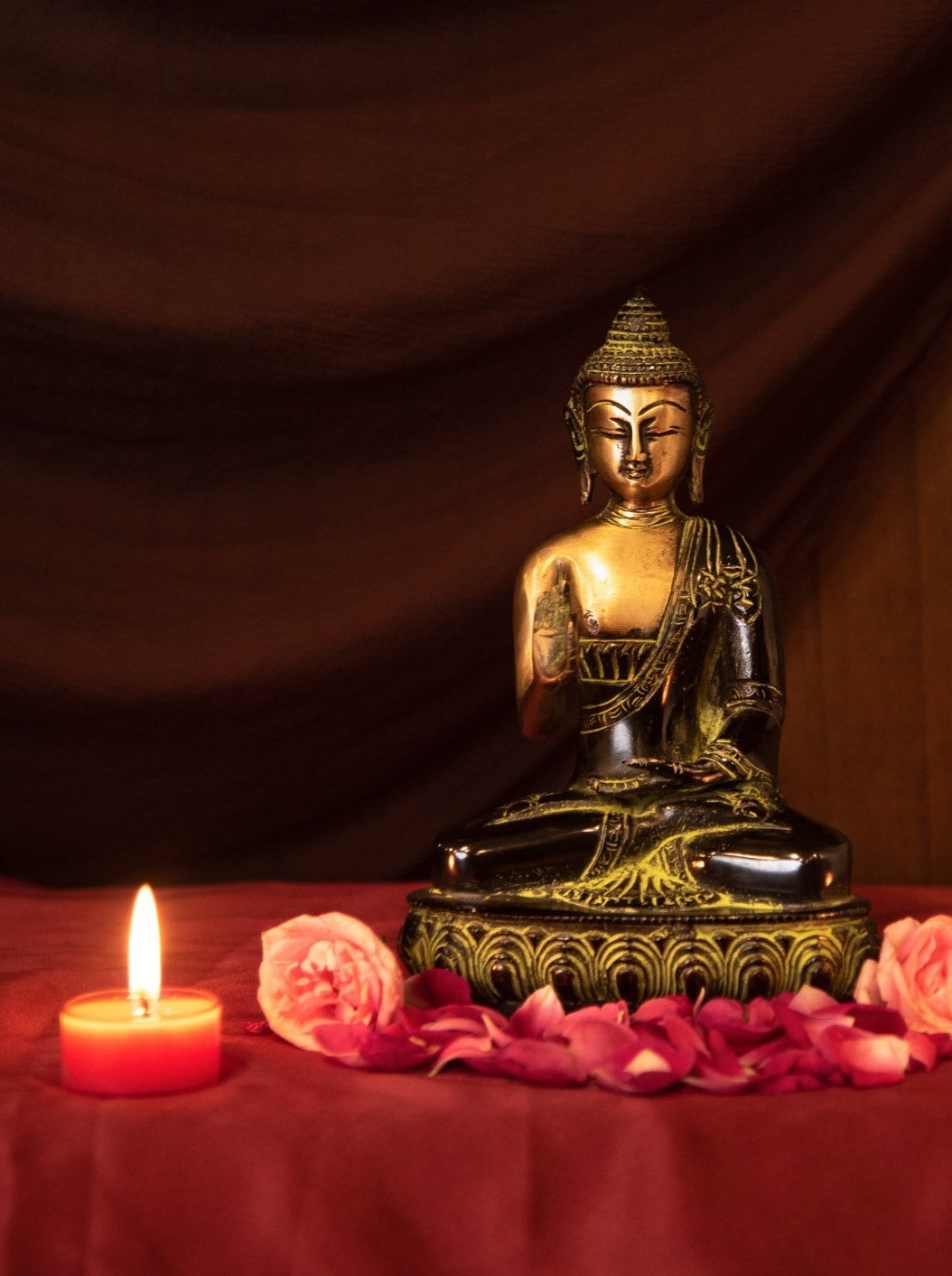 Elements of Piharwa Buddha metal statue