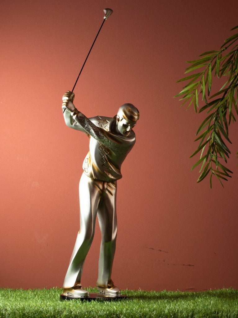 Elements of Piharwa Golf Player Statue