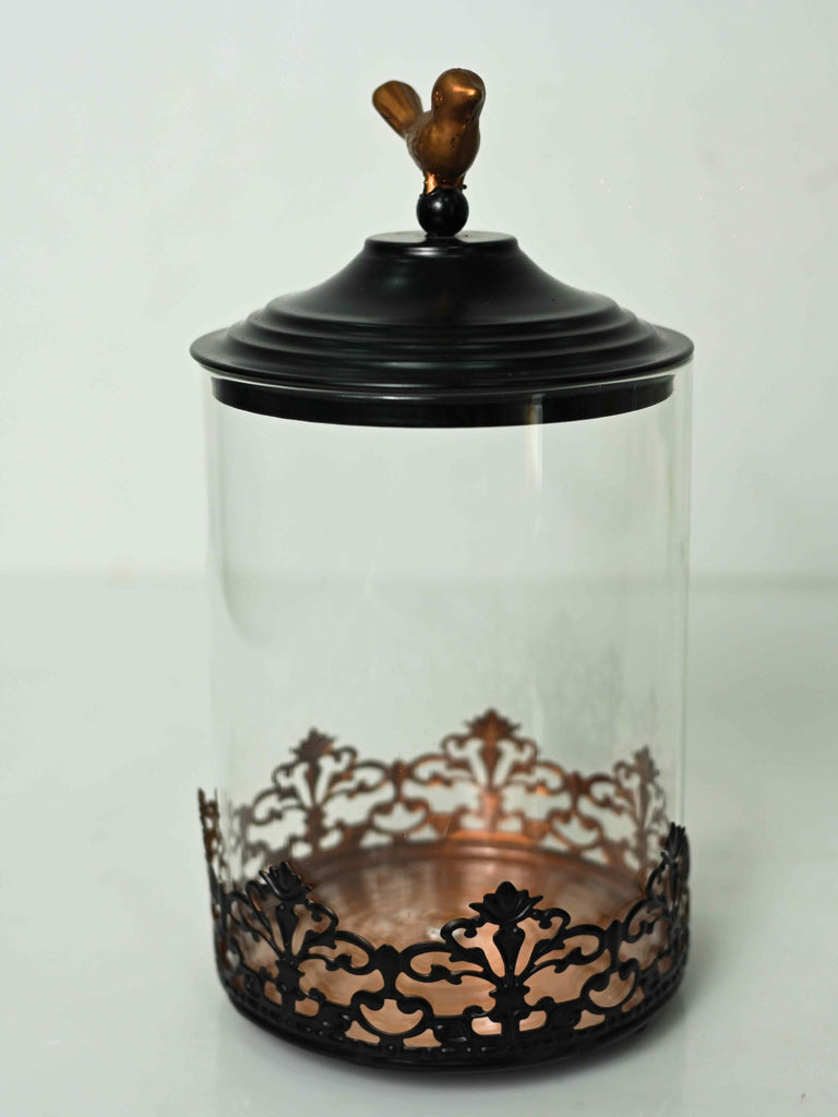 Elements of Piharwa Multipurpose jar with metal work