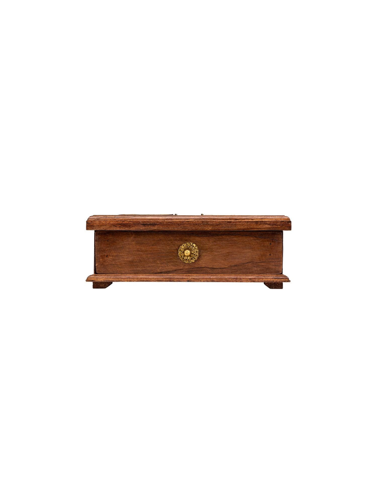 Elements of Piharwa Brass Embedded Holy Book Stand