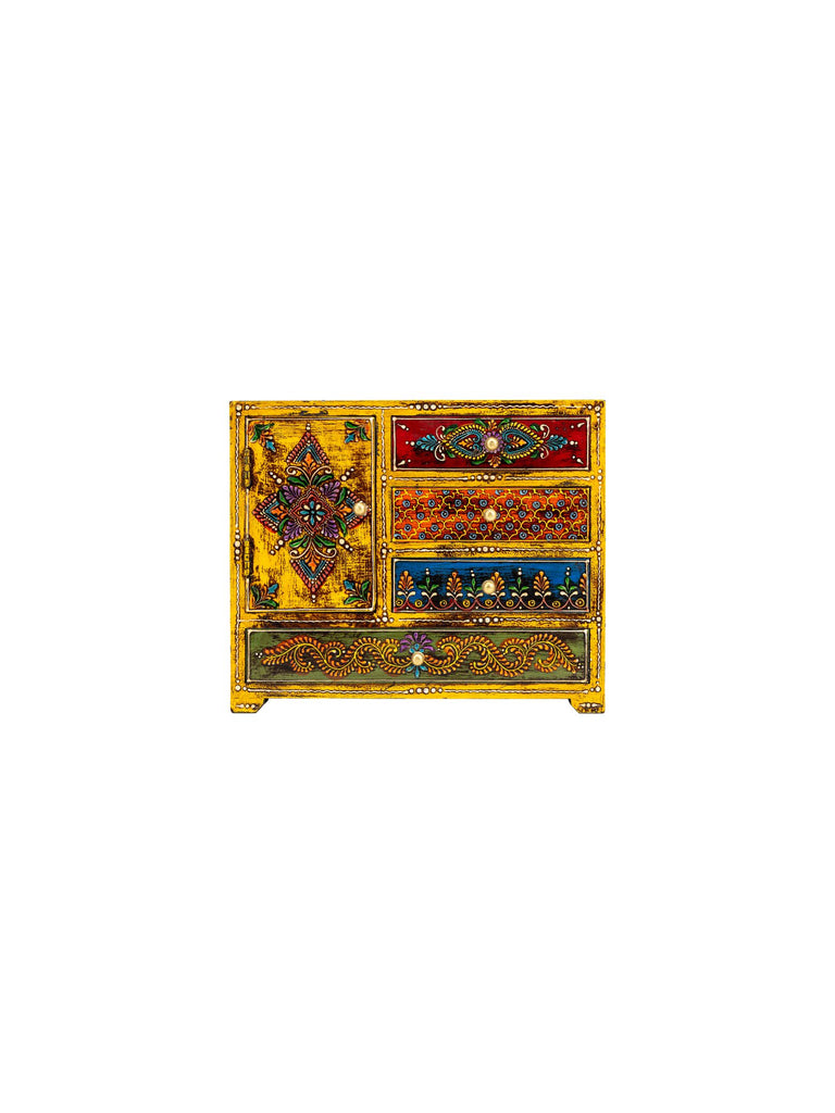 Elements of Piharwa Multicolored Wooden Mini Storage Box