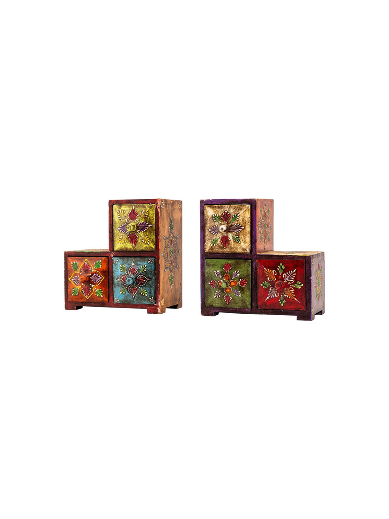 Elements of Piharwa Colorful storage box bookend