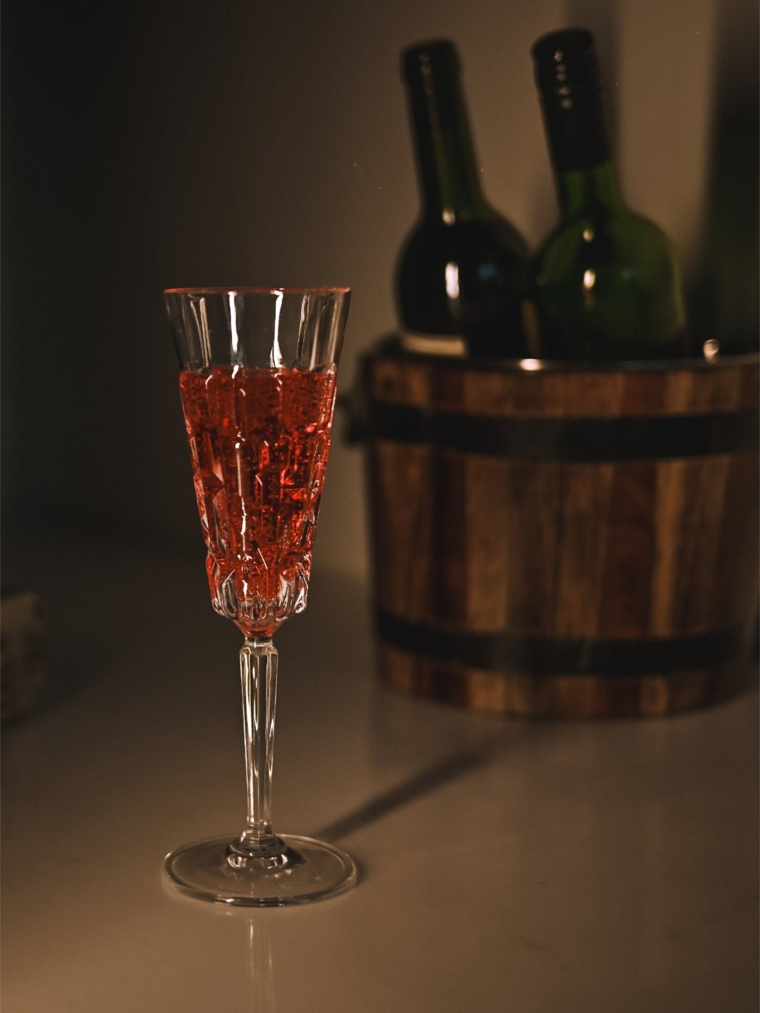 Elements of Piharwa Crystal Champagne Glass - Set of 6