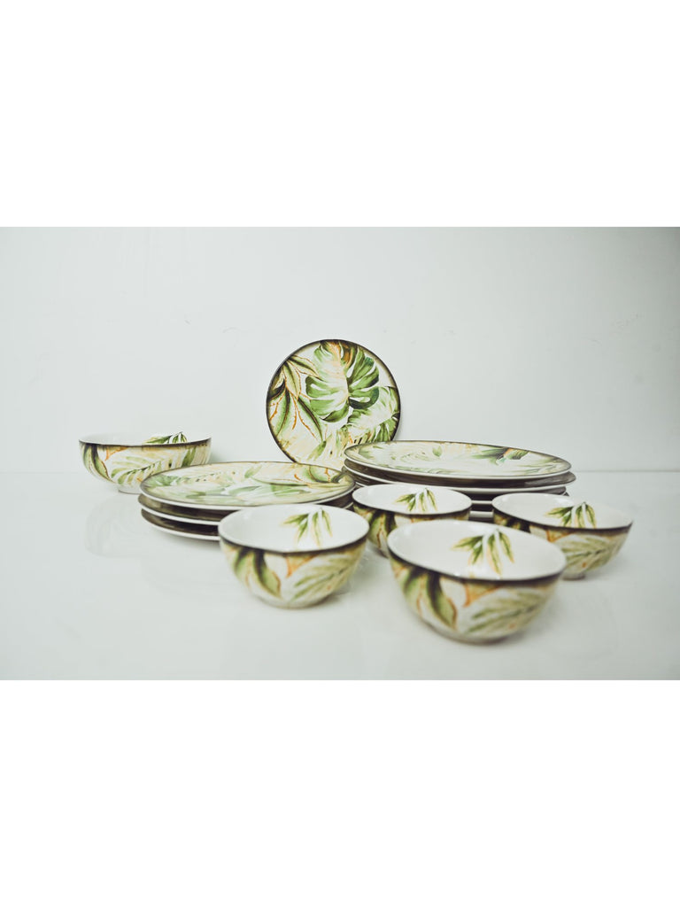 Elements of Piharwa 21 Piece dinnerware set