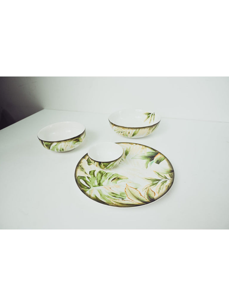 Elements of Piharwa 21 Piece dinnerware set