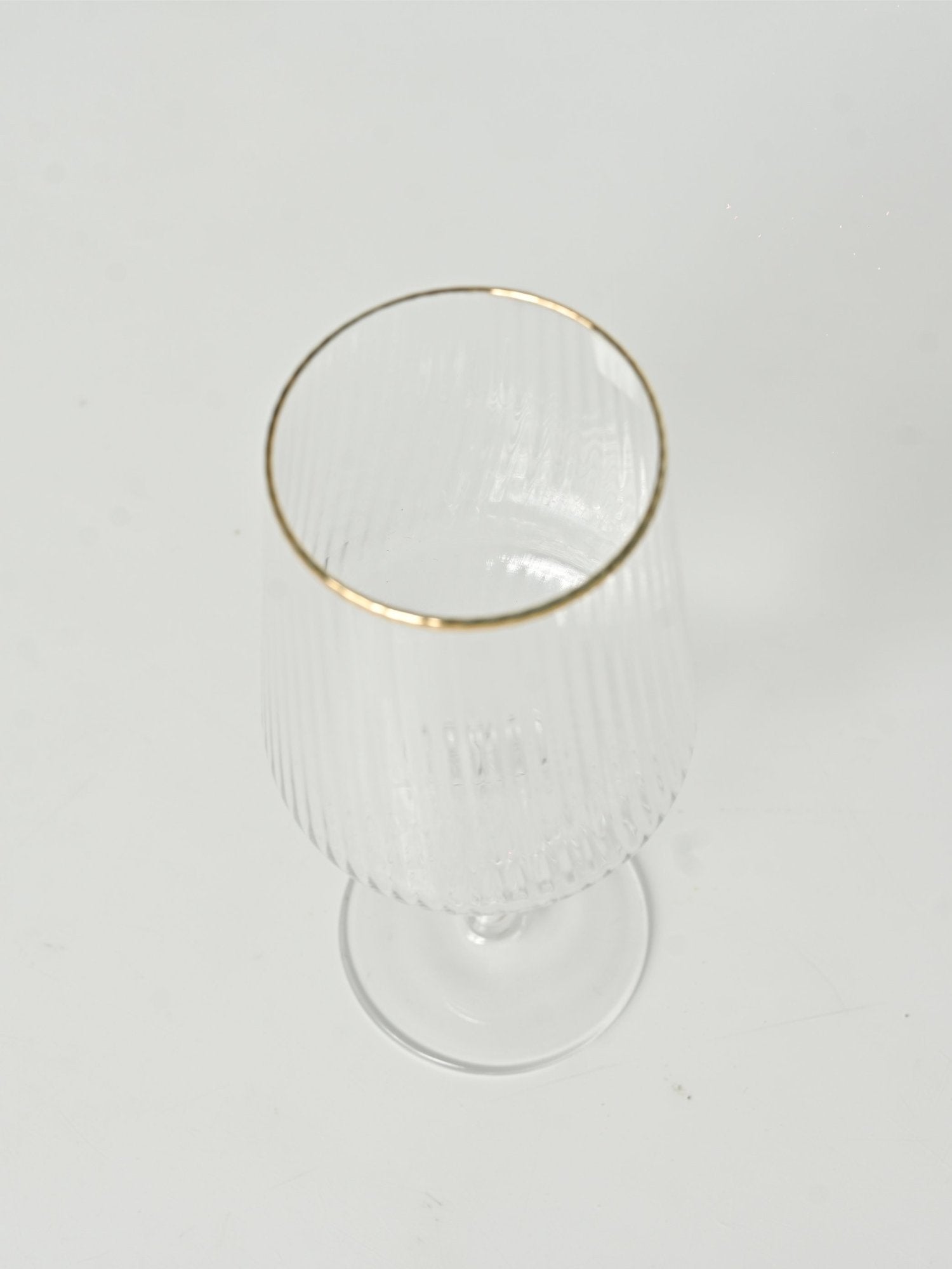 Elements of Piharwa Wine Glass with Golden Rim ( Set of 4)