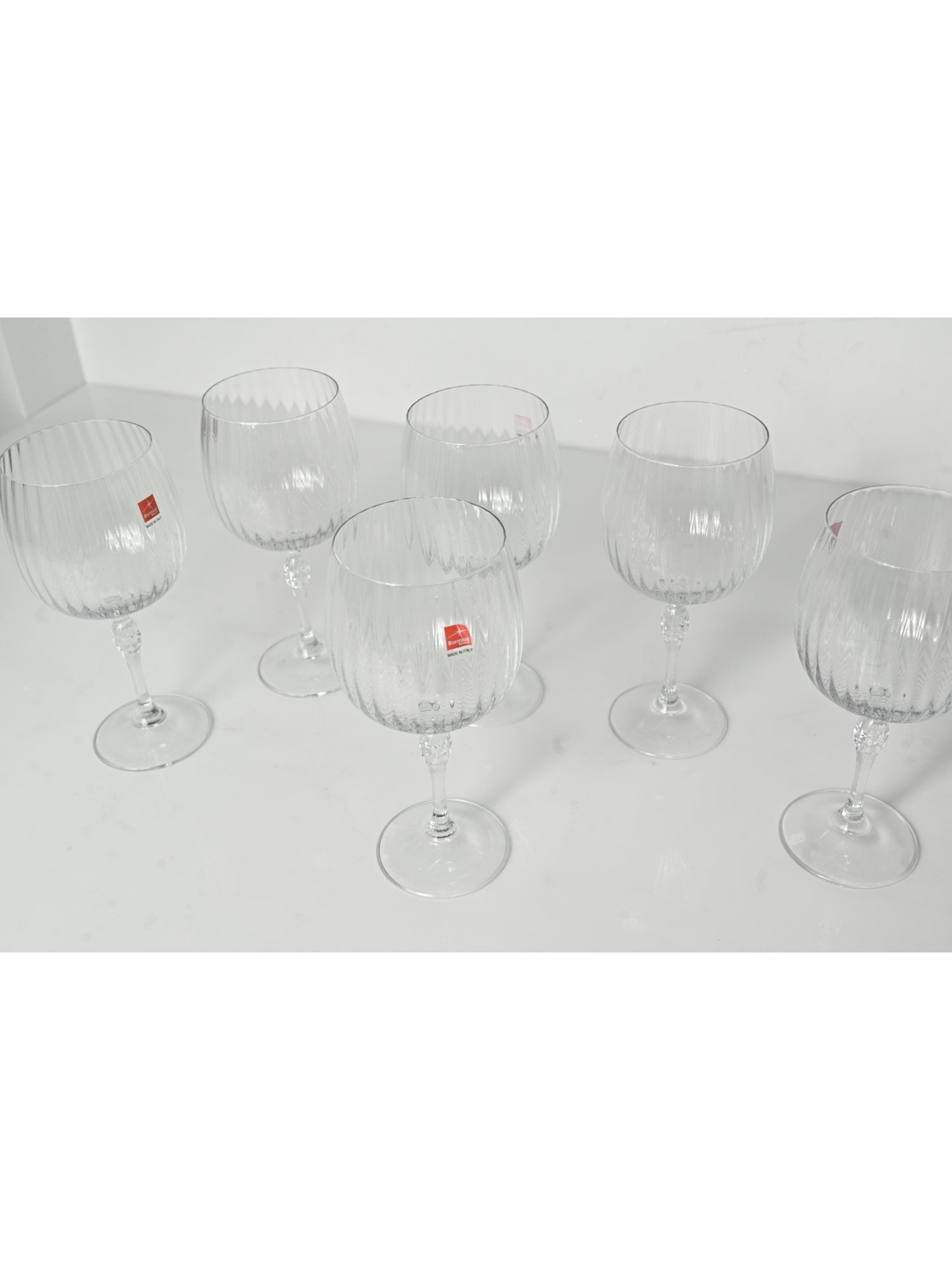Elements of Piharwa Bormioli Rocco Crystal Red Wine glasses [ Set of Six ]
