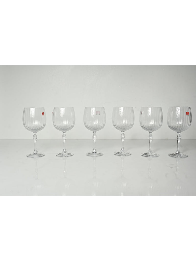 Elements of Piharwa Bormioli Rocco Crystal Red Wine glasses [ Set of Six ]