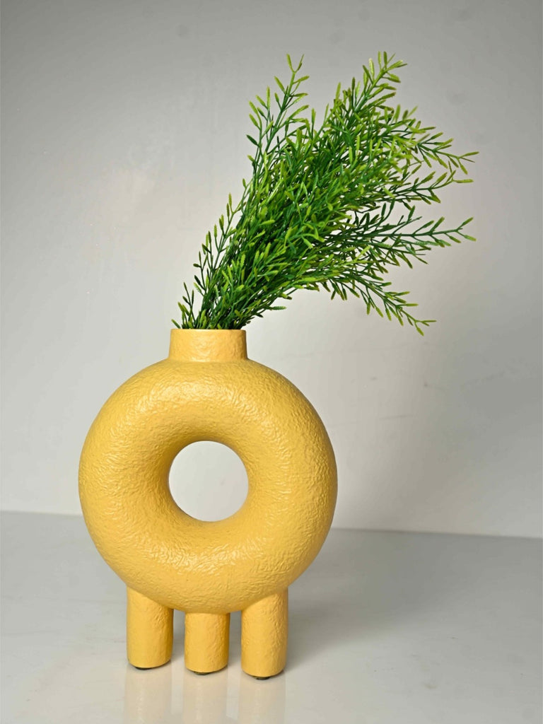 Elements of Piharwa Yellow contemporary vase