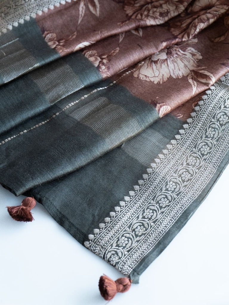 Piharwa Moonga Tussar Silk Suit Piece Set