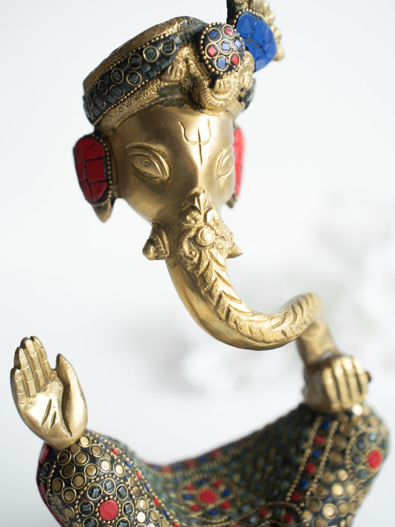 Elements of Piharwa Brass Pagadi Ganesha