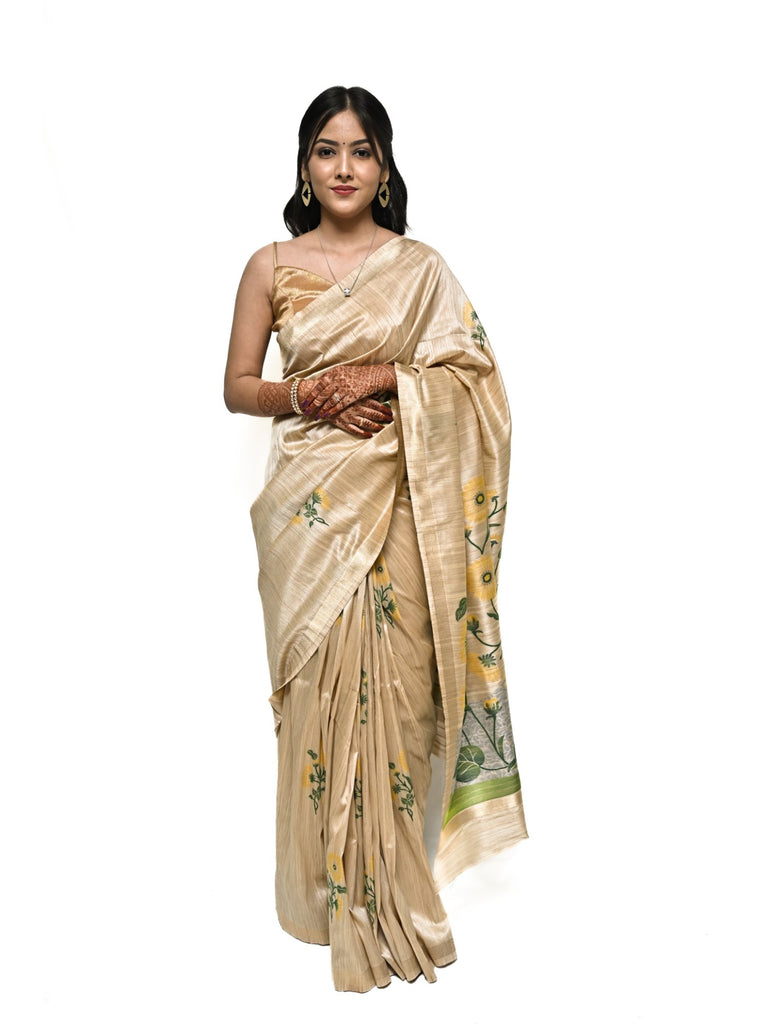 Piharwa Art silk Floral Saree