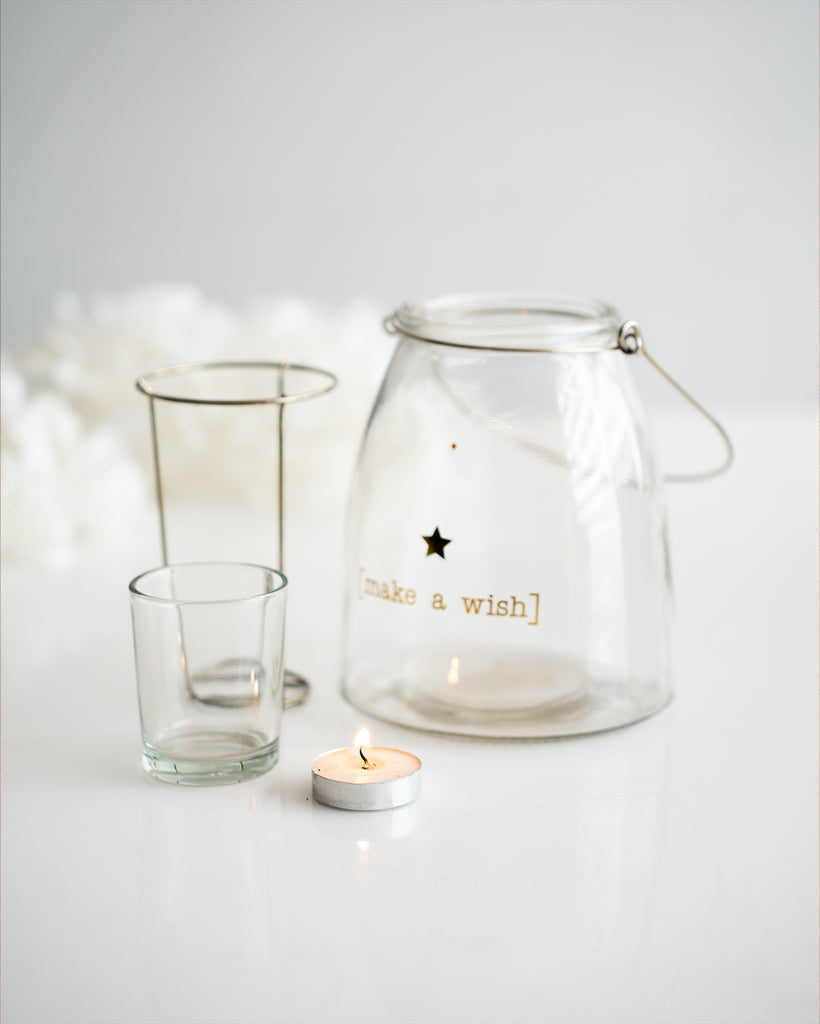 Elements of Piharwa Hanging Glass jar Tea Light Holder