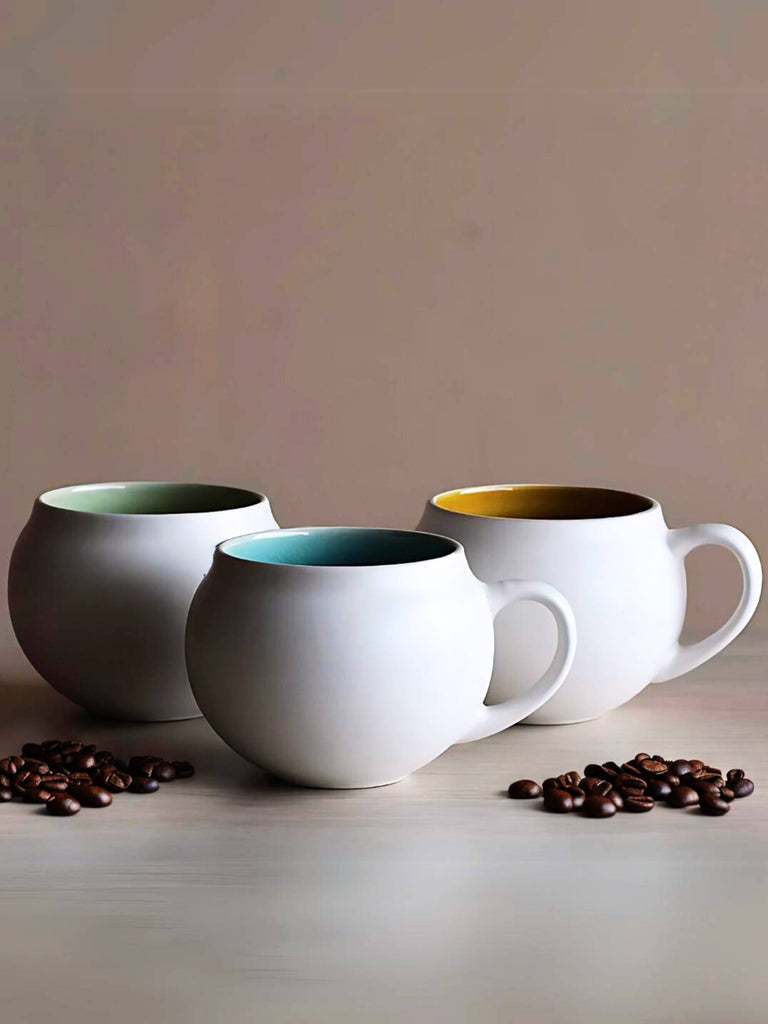 Elements of Piharwa Assorted Colour Mugs (Set of 6)