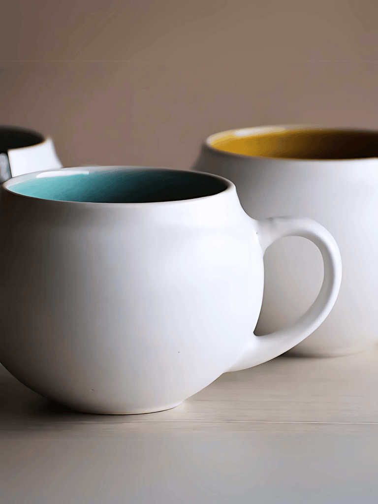 Elements of Piharwa Assorted Colour Mugs (Set of 6)