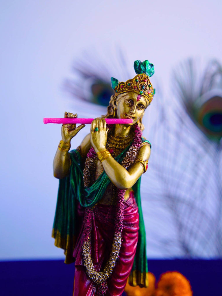 Elements of Piharwa Lord Krishna Idol