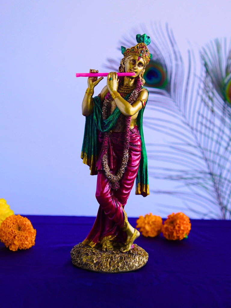 Elements of Piharwa Lord Krishna Idol