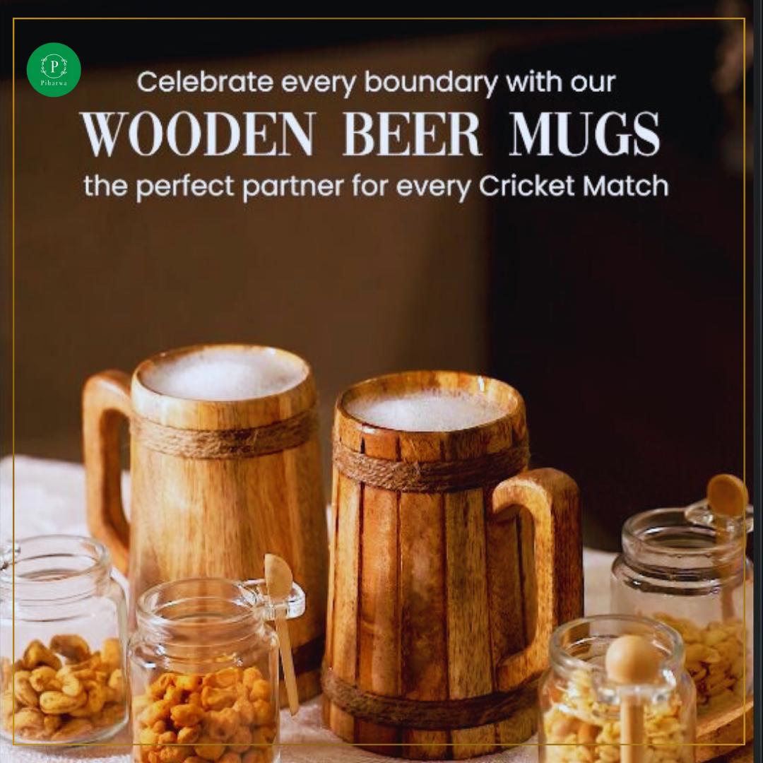 Elements of Piharwa Wooden Beer Mug