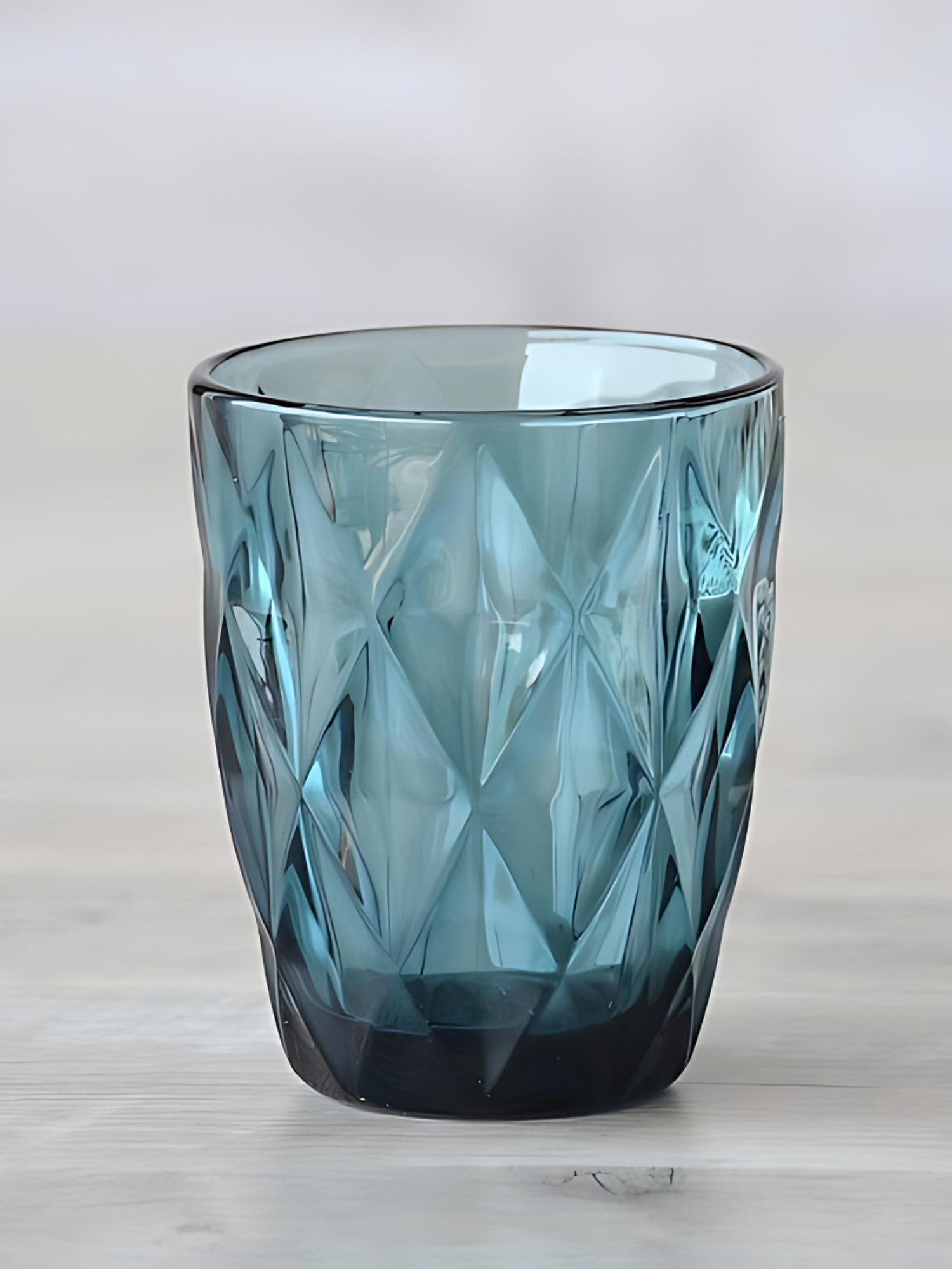 Elements of Piharwa Blue Crystal Tumbler Glass ( Set of 6 )
