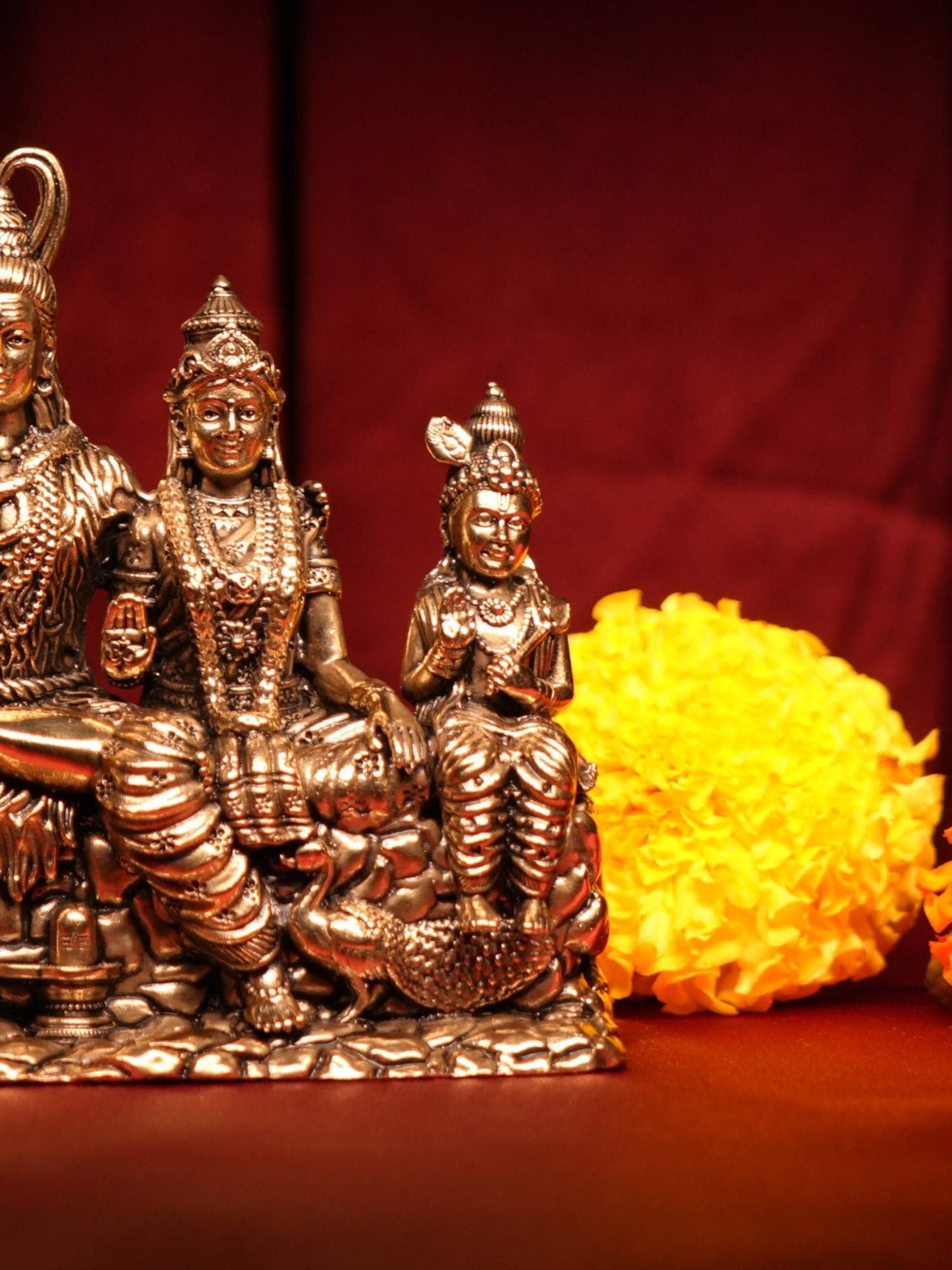 Elements of Piharwa Brass Shiv Family