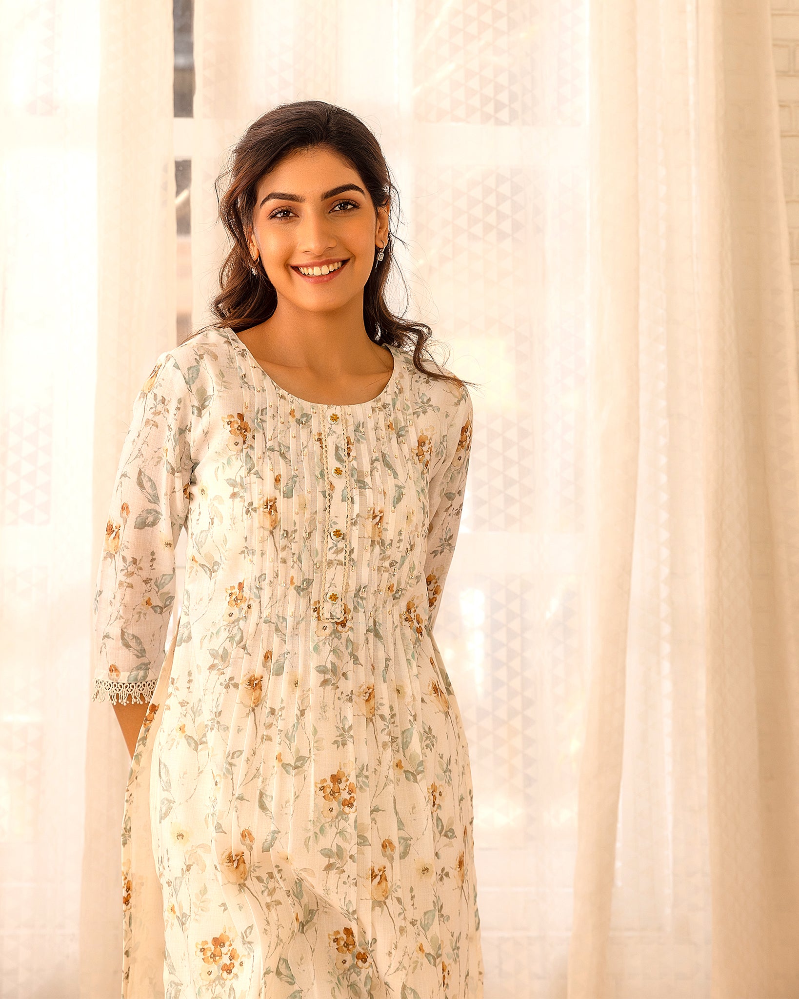 Piharwa Beautiful Cotton Suit with Dupatta