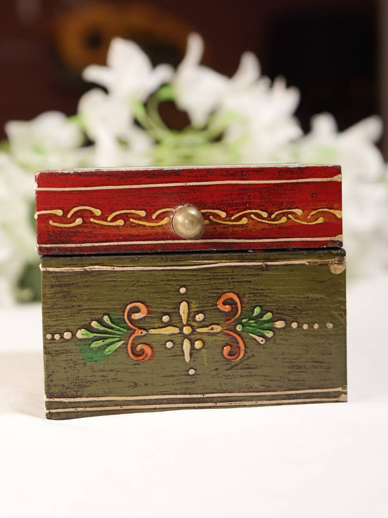 Elements of Piharwa Wooden Ceramic Tile Box