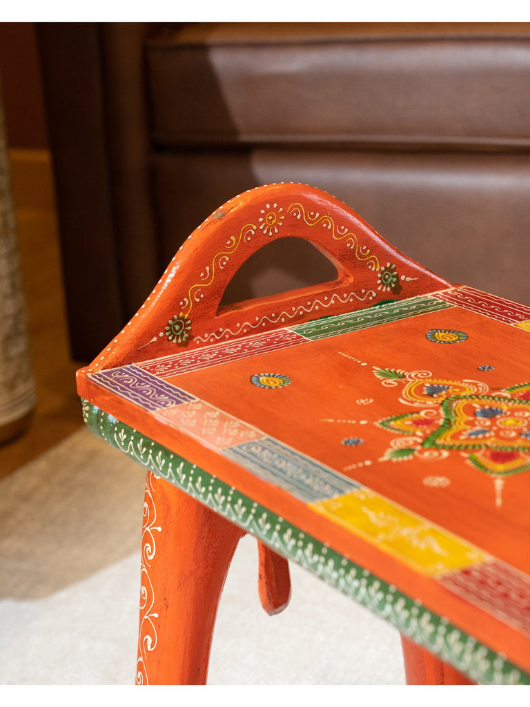 Elements of Piharwa Handcrafted Camel Bust Stool