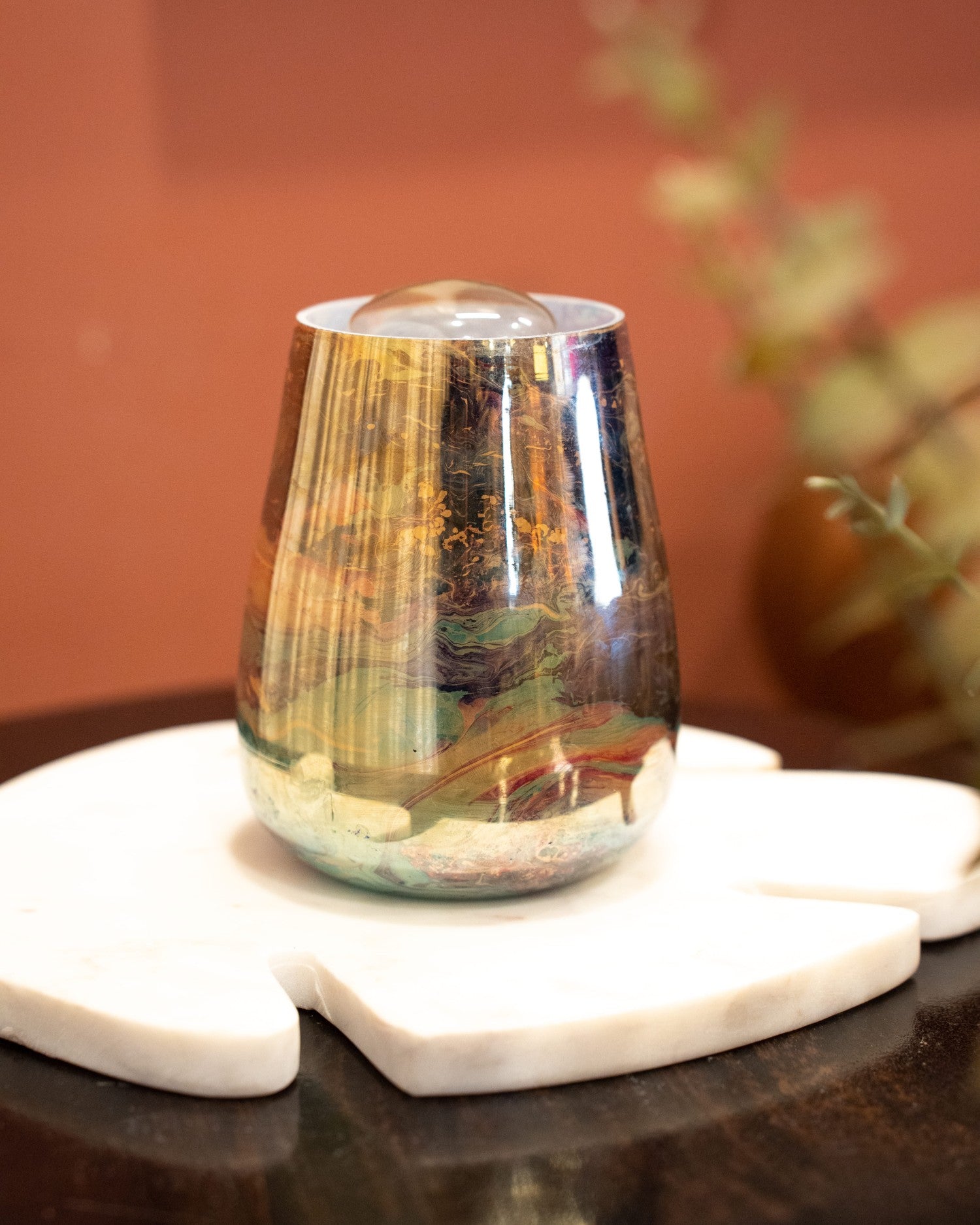 Elements of Piharwa Fluid Art Electric Table Lamp