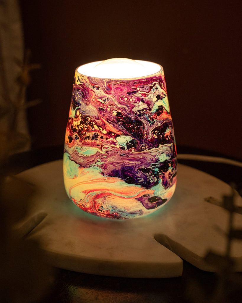 Elements of Piharwa Fluid Art Electric Table Lamp