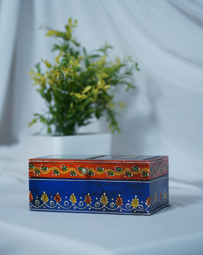 Elements of Piharwa Wooden Ceramic Tile Box