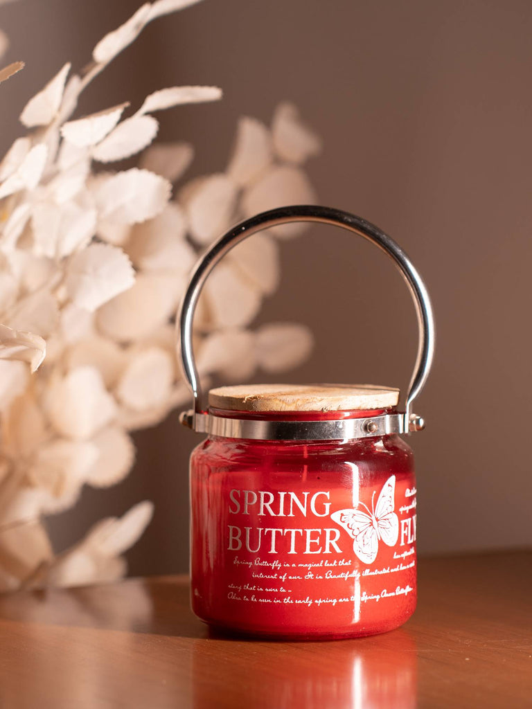 Elements of Piharwa Spring Butter Jar Candle With Wooden Lid