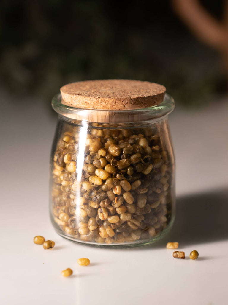 Elements of Piharwa Mini Glass Jars With Cork Lids