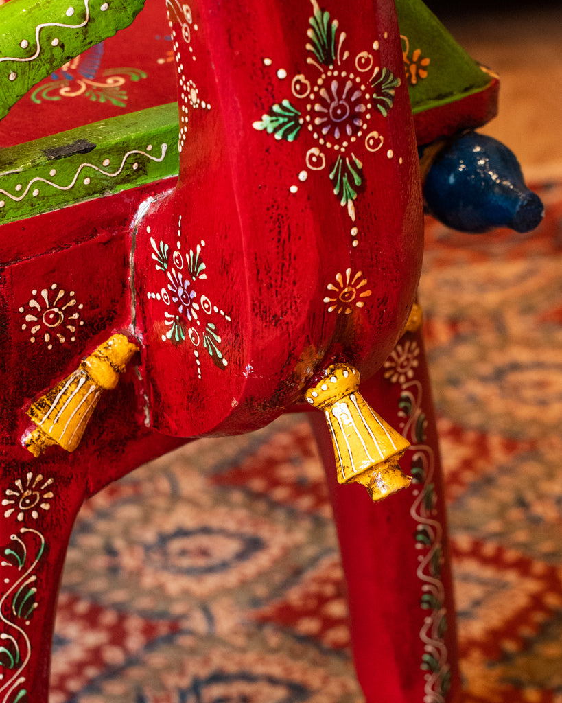 Elements of Piharwa Handcrafted Camel Bust Stool