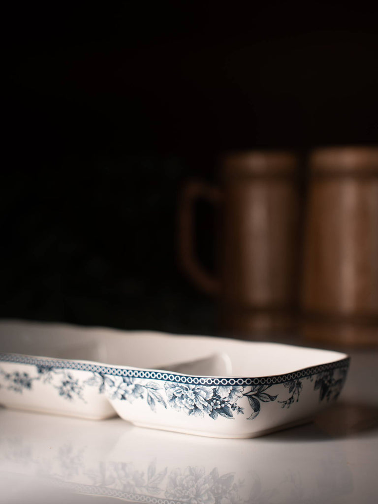 Elements of Piharwa Serving Platter With Three Compartments