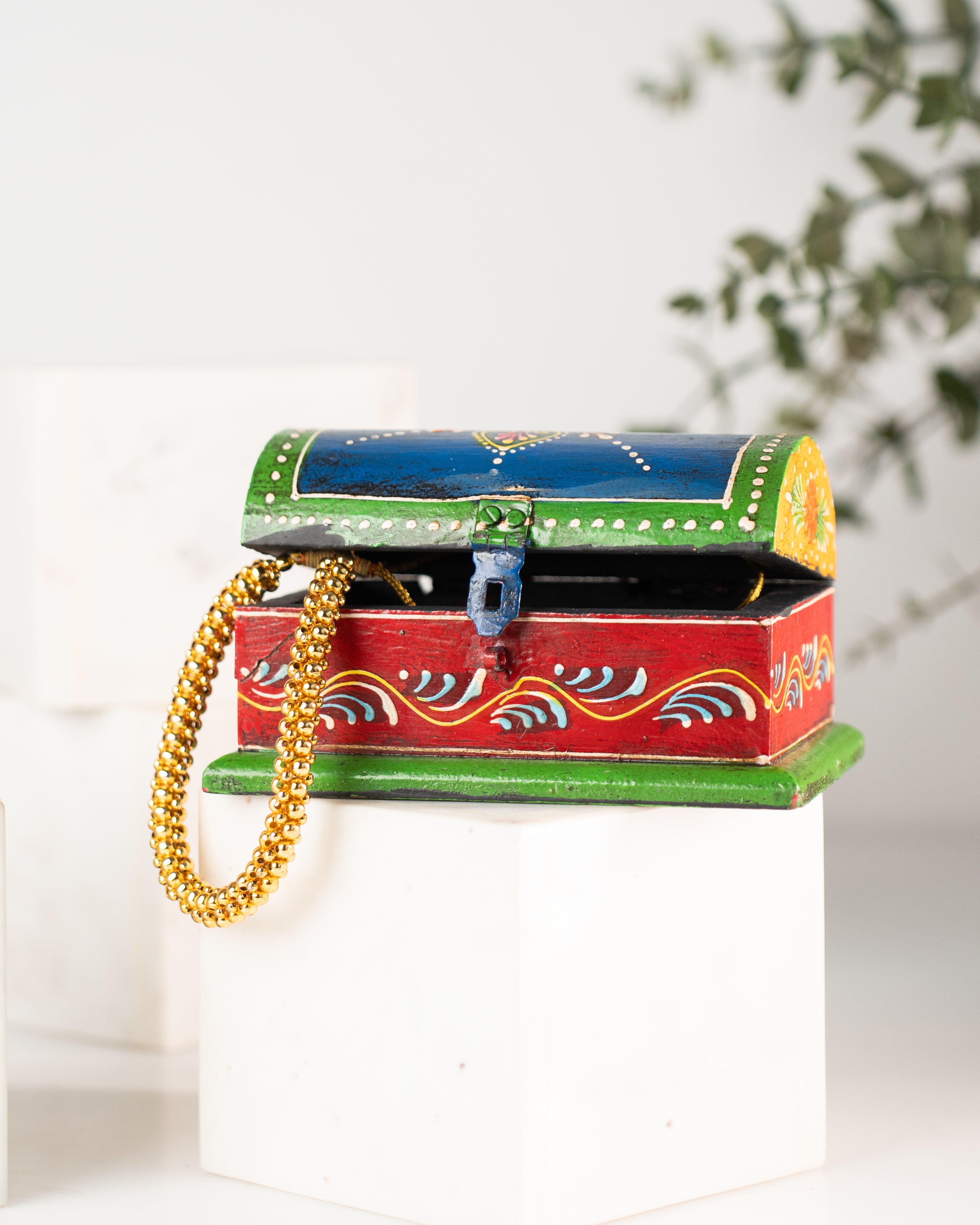 Elements of Piharwa Hand Painted Multipurpose Box