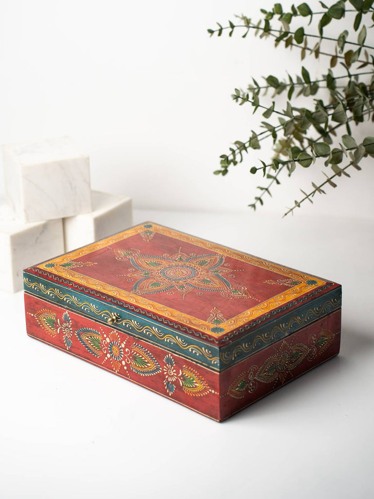 Elements of piharwa Handcrafted Wooden Storage Box